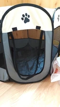 Casa de perros portátil para perros grandes y pequeños jaula para perro en exteriores, casa de cama de perro plegable para interiores