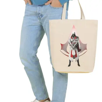

Angemiel Bag Large Assassin's Creed Icon Shopping Beach Tote Bag