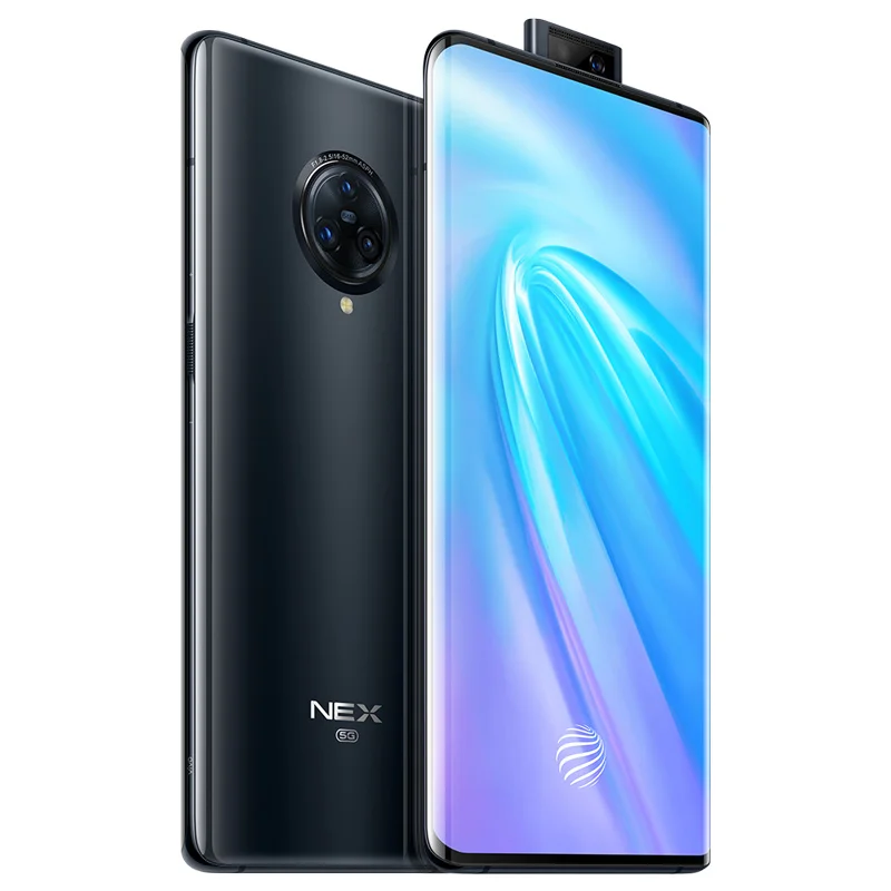 Black 5G vivo Nex3 6,89 ''мобильный телефон SDM855Plus 64MP тройной камеры заднего 4500 мА/ч, большая Батарея 44WFlash заряда SmartPhoneNex3 - Цвет: Black