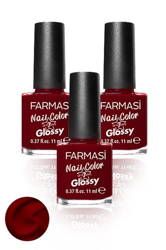 

Farmasi Classic Nail Polish Cherry Jam-11ml 3 PCs 412854661
