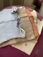 5 uds Toalla de Cara de Bebé de tela de toalla de baño del bebé del pañuelo de algodón Burp paño suave y absorbente gasa jardín paño o 1 Uds