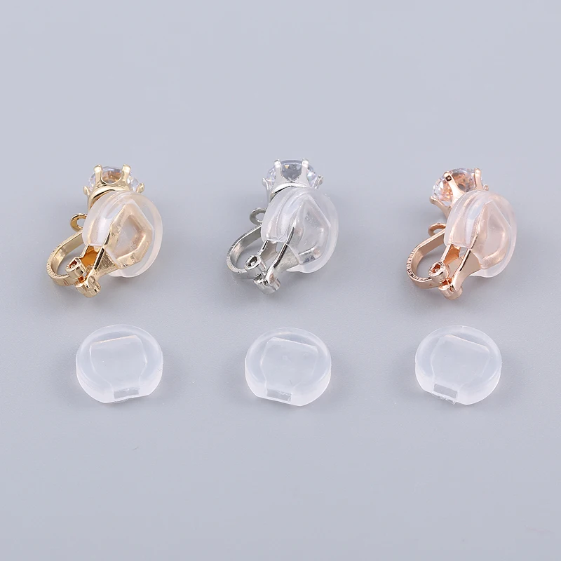 Ear clip earrings 2/10pcs Triangular Ear Clip Female Invisible Painless Diamond Ear Clip No Hole Earring Changer Converter