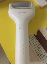 Showsee-Lima eléctrica para pies, removedor de callos al vacío, herramientas profesionales de pedicura, lijadora eléctrica para pies, B1-W para el cuidado de la piel