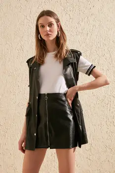 

Trendyol Crocodile Skin Skirt TWOSS20ET0245