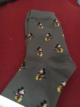 Disney 1 par nuevo de las mujeres calcetines japonés de anime de dibujos animados Mickey Minnie pato chica Calcetines de algodón absorbente de sudor deportes casual Calcetines