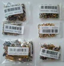 50-200 unids/lote 4 6 8 10 12 mm saltar anillos dobles lazos Color oro conectores de anillos partidos para suministros de fabricación de la joyería DiY