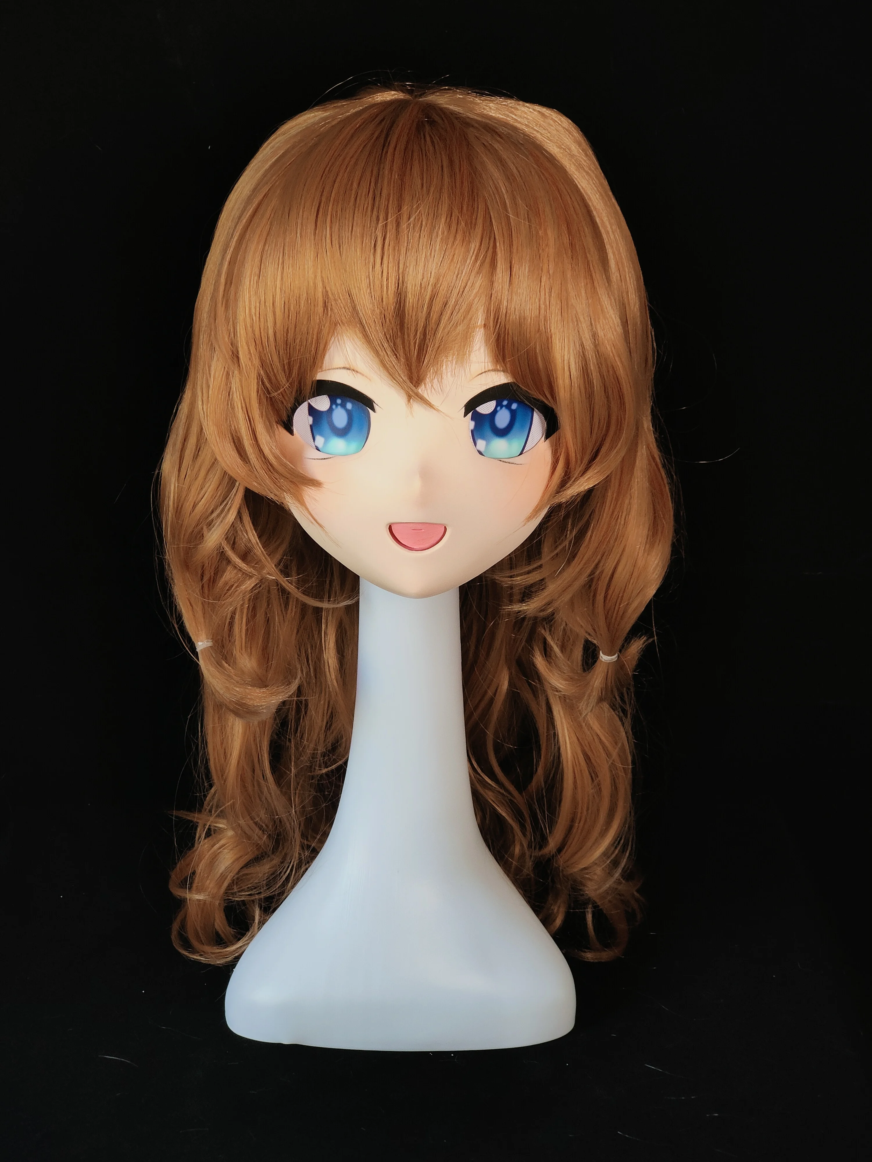 Customize Handmade Female/Girl Resin Full/ Half Head Anime Style Cosplay Japanese Animego Character Kigurumi Mask
