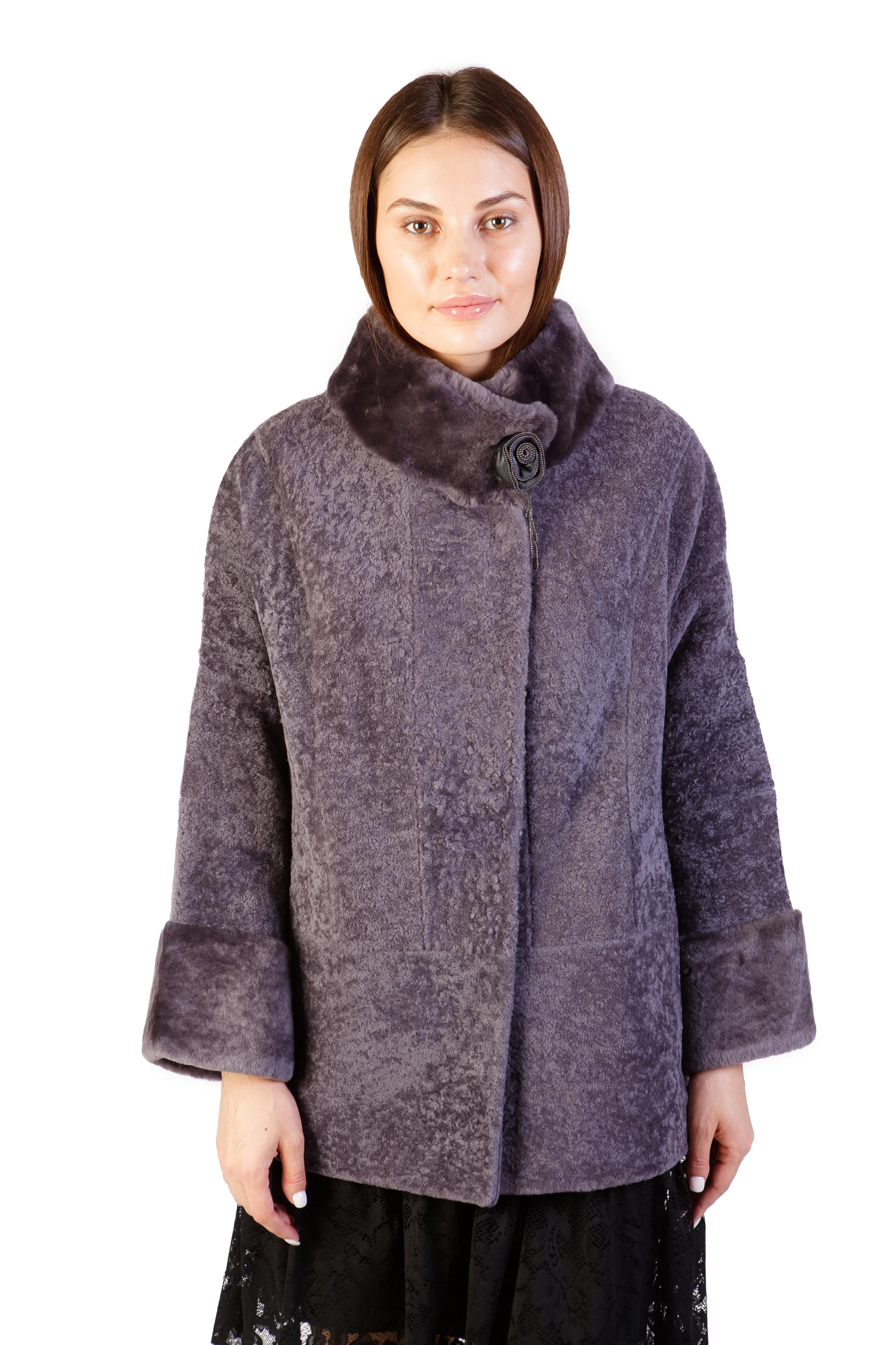 

women short real genuıne hand mader fur jacket winter season