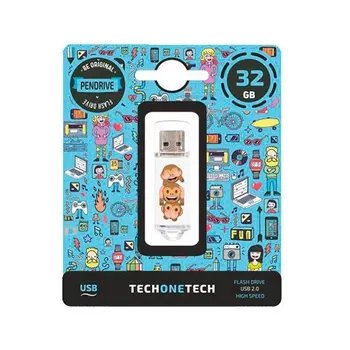 

PENDRIVE 32GB TECH ONE TECH NOT EVIL MONKEY
