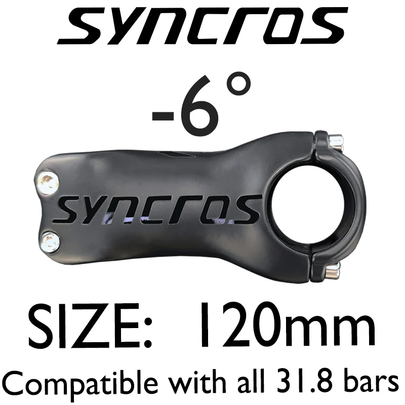 Syncros Ultra Light Carbon MTB Bicycle Stem Angle - 6/17