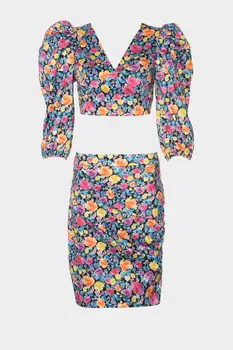 

Trendyol Flowering Printed Bottom-Top Suit TPRSS20AU0082