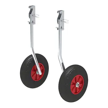 

Transom wheels for inflatable boats, flip-open with latch type rattan 260mm (set) 060253T