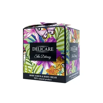 

Women's Gift Set delicare (body scrub "melon and lemon" 250 ml + body cream 150 ML)