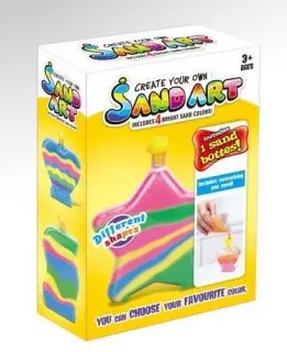 

Set for creativity from colored sand "zvedochka" 5 items Shantou Gepai supplier