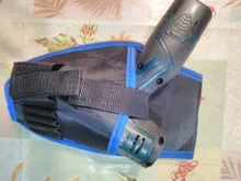 Bolsa portabrocas Holst, herramienta inalámbrica para taladro de 12v, bolsa de herramientas de cintura