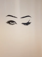 Creative Pretty eyelashes Wall Sticker Girl room living room decorations for home wallpaper