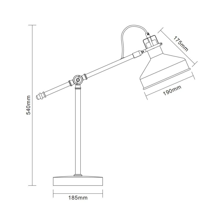 Светильник настольный CAMELION KD-425 С71 (белый, металл, Е27, на подставке)