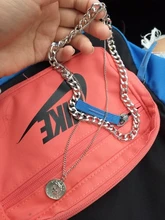 Collar Vintage multicapa para mujer, gargantilla de cadena gruesa, retrato de moda, Color dorado y plateado, joyería