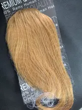 ALI BEAUTY-extensiones de cabello humano con 3 clips, mechones de pelo chino liso Remy, degradado, explosión de flequillo
