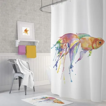 

Goldfish Bath Shower Curtain Single Wing 1x180x200
