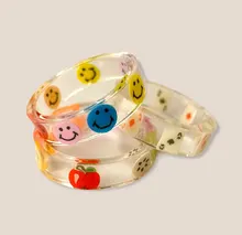 1000 unids/lote mezclado Animal fruta de UV resina epoxi molde rellenos para la fabricación de la joyería Diy uñas arte artesanía decoraciones