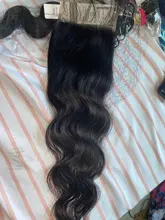 Beaudiva-extensiones de pelo ondulado brasileño con Frontal, extensiones de cabello humano de 34 y 36 pulgadas con cierre Frontal de malla