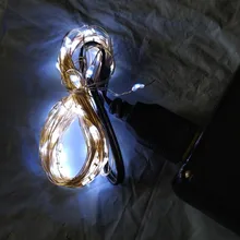 Fairy-String-Lights Garland Battery-Powered Copper-Wire LED USB Indoor-Decorations New-Year-Lights