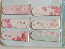 JIANWU 6 unids/set lindo imán de dibujo animado marcador vida fresco regalo creativo magnético marcadores para libros kawaii escuela suministros