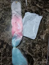 Hywamply 24 tamaño gigante sintético trenza extensión de pelo de Ombre Africana trenzado de archivo adjunto para giro caja trenzas nuevo Color