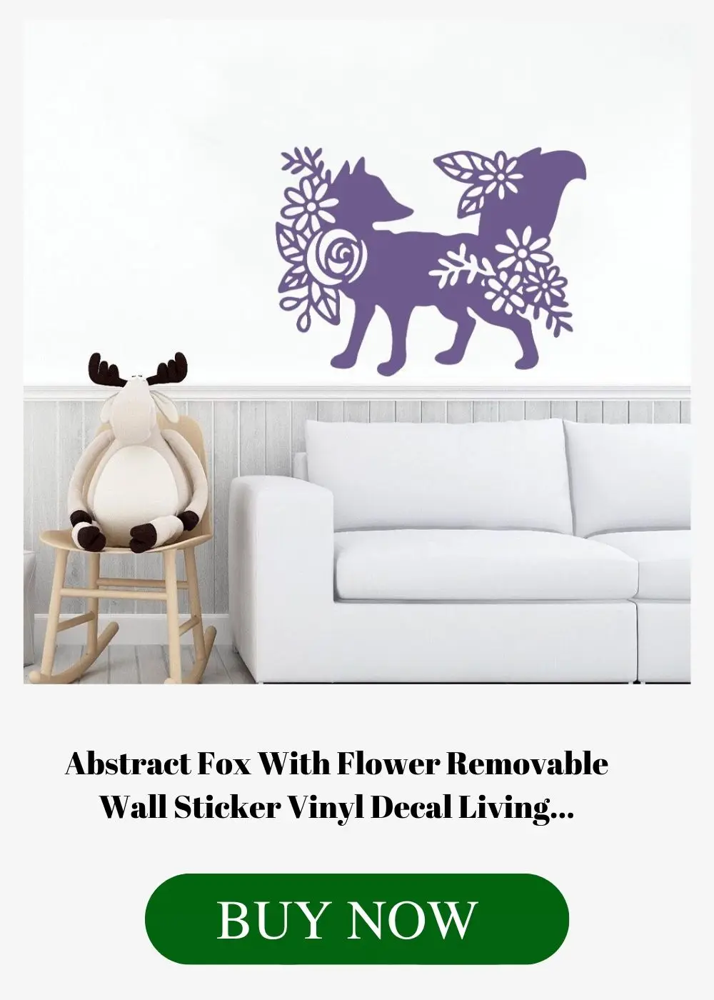 Art Home Decor Canvas Painting Wall Picture Simple Elk Sketch Printing Wall..