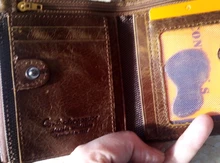 Wallet Short Coin Purse CONTACT'S Small Vintage Crazy Designer High-Quality Brand Horse-Cowhide