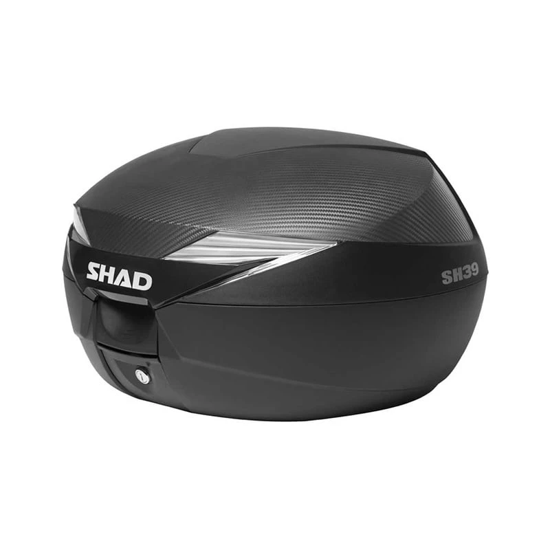 Shad D0B39106 Baúl Moto SH39 tapa Carbono. Capacidad para 1 2 cascos (integral y jet). max 4kg con parrilla|Maletero de motocicleta| - AliExpress