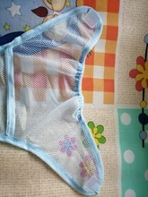 3 uds. De Pañales lavables para bebé, pañal transpirable de verano para recién nacido, de algodón, reutilizables, de bolsillo de malla