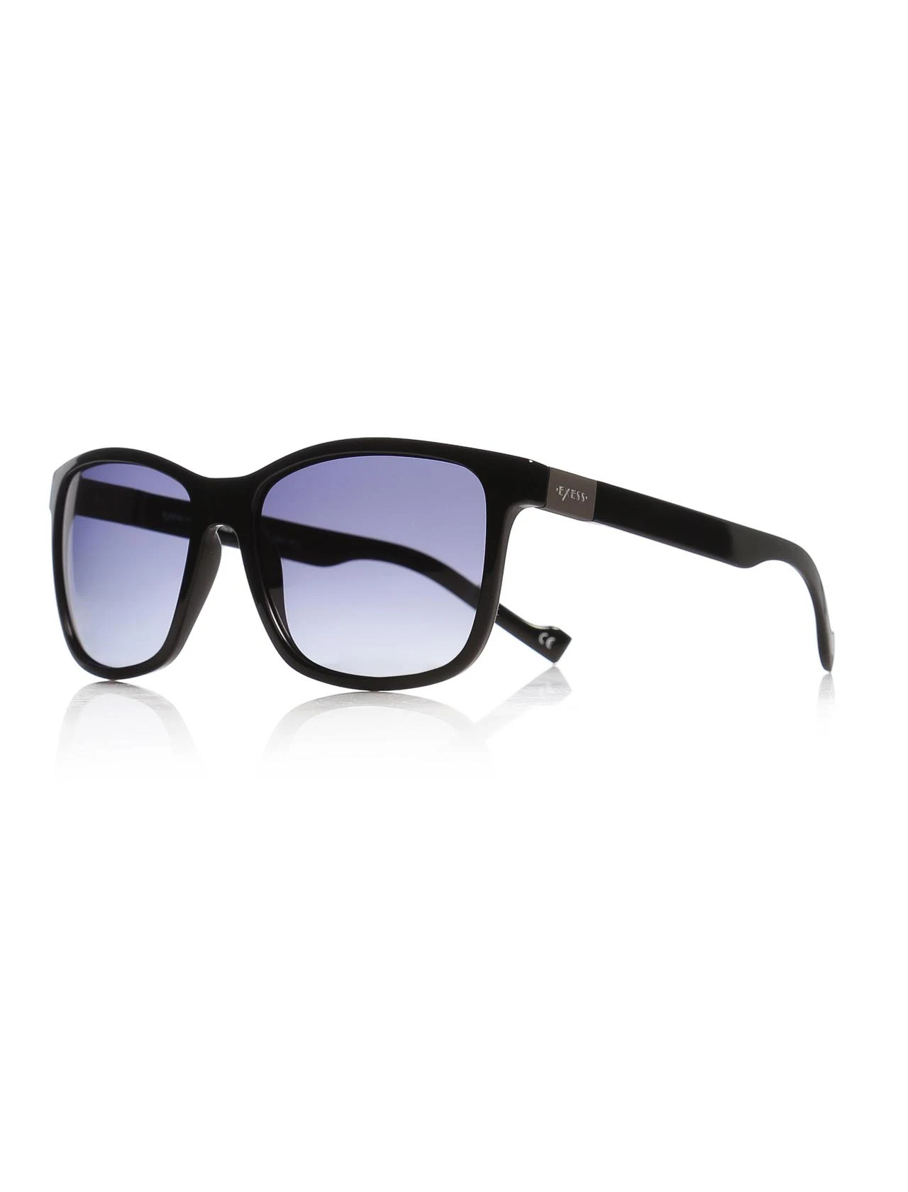 

Men's sunglasses e 9716 1250 lu bone black organic square square 56-17-140 exess