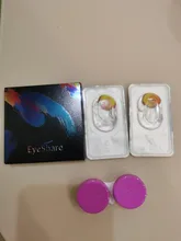 AMARA-lentes de contacto de colores para Halloween, 1 par, para ojos, maquillaje, fiesta, 1 año