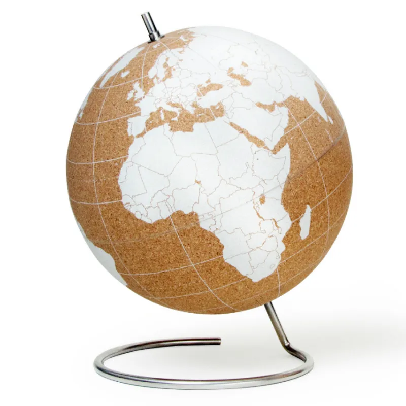 Глобус Cork Globe белый Ø25 см|Глобусы| |