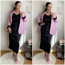 Falda de verano para mujer, conjunto de 2 piezas de faldas de cintura alta, color verde, liso, satinado, color púrpura, 2021