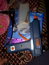 Pistola de pegamento de fusión en caliente de 150W, con Control de temperatura para el hogar, manualidades, fabricación Industrial, uso de barras de pegamento de 11mm, boquilla de cobre puro