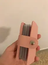 Tarjetero Unisex para hombre y mujer, funda para tarjetas de crédito, bolso de identificación, organizador de mano, billetera con ranuras para licencia de conducir