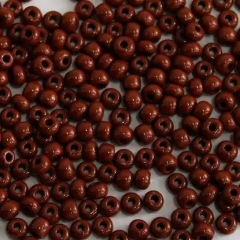 

Beads in assortment, Preciosa, 50g (5/0 Brown 02)