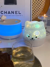 Luz Led nocturna para niños, lámpara de silicona suave recargable por USB, decoración de dormitorio, regalo, noche de pollito de Animal, sombra de Luna