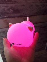 Bedside-Lamp Night-Light Touch-Sensor Remote Bedroom Baby Gift Rechargeable Silicone