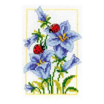 

Pn-0146885 vervaco embroidery set 'колокольчики' 8*12 cm