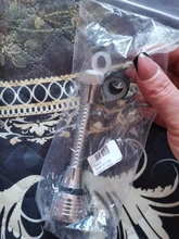 Grifo de cocina con rociador para ahorro de agua, aireador con filtro burbujeador giratorio de 360 grados, boquilla Flexible