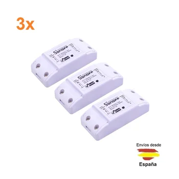 

3x SONOFF BASIC smart wireless switch WIFI 2.4 GHZ DOMOTICA voice CONTROL ALEXA and GOGLE HOME APP eWelink