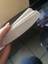 10 unids/lote de archivos de uñas profesional Buffer 100/180 limas manicura de Grey barco Gel pulido madera lima de uñas