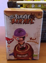 Divertido juego de la suerte para niños, broma, juego barril de pirata, NTDIZ1040, novedad