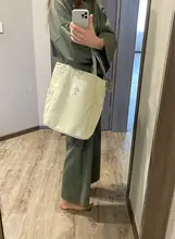 Bolso de lona coreano con cremallera para mujer, bandolera de diseñador para mujer, bolso de mano sencillo con estampado de letras