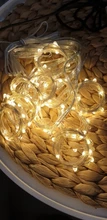 Curtain-Light Garland Fairy Wedding Home-Decor Christmas Outdoor New-Year 3X3M Usb Led