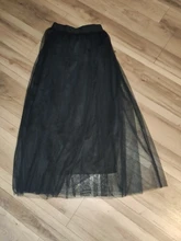 OHRYIYIE-falda de tul Vintage para mujer, faldas de malla de cintura alta elástica, largo plisado, para primavera y verano, 2021